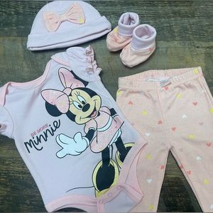 Disney Baby Girl Minnie Mouse Set 🎀
